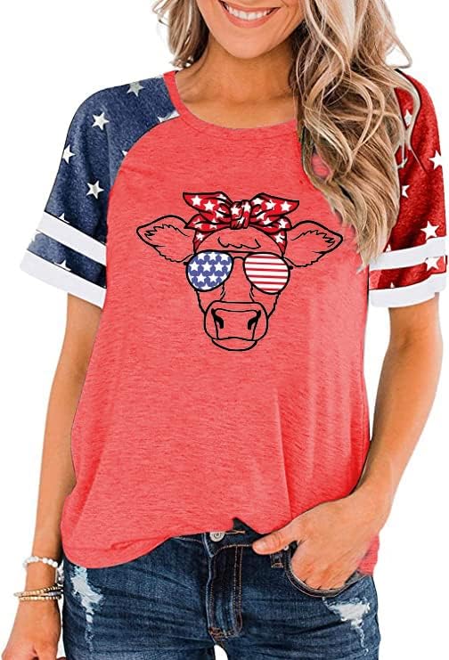 the best American Flag Stars and Stripes shirts for women for the 4th of July