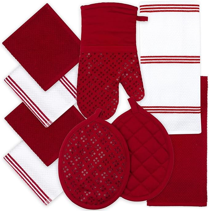 The Ultimate Guide to Kitchen Towels, Dishcloths, Oven Mitts, and Pot Holders Sets