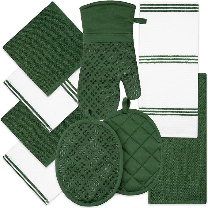 The Ultimate Guide to Kitchen Towels, Dishcloths, Oven Mitts, and Pot Holders Sets