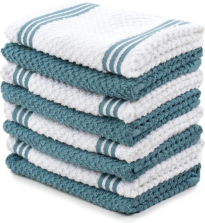 The Best Sticky Toffee Cotton Kitchen Towels Dishcloths Set of 8