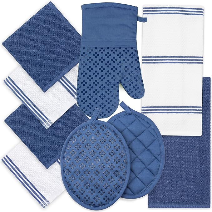 The Ultimate Guide to Kitchen Towels, Dishcloths, Oven Mitts, and Pot Holders Sets