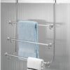 The Best iDesign Over the Door Towel Rack – The York Collection, Brushed Nickel