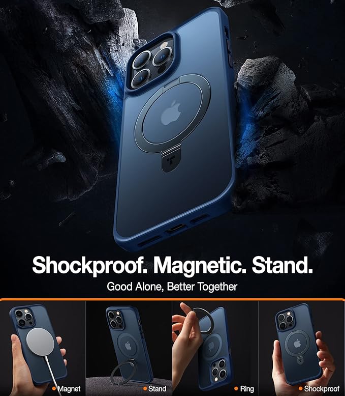 BEST TORRAS Ultra Magnetic Ostand for iPhone 16 Pro Case for amazon 